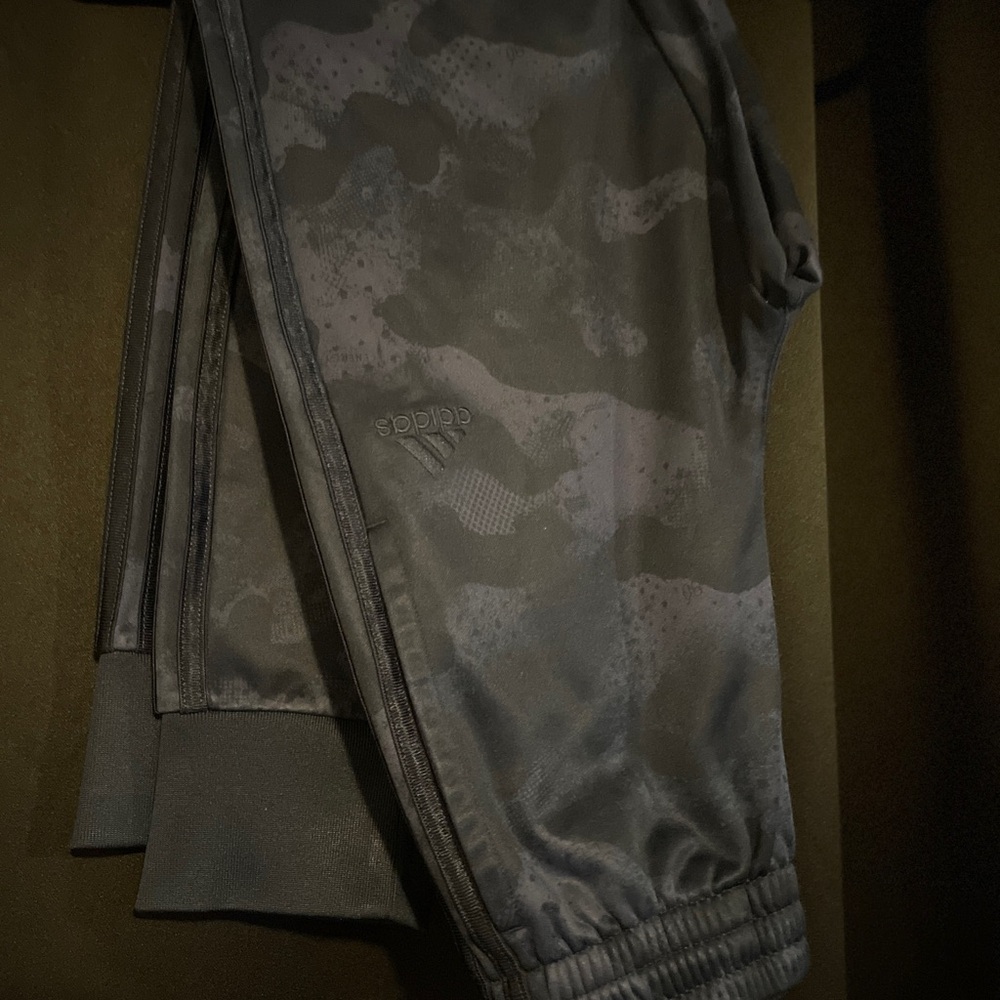 Adidas navy Blue Camouflage Track Pants